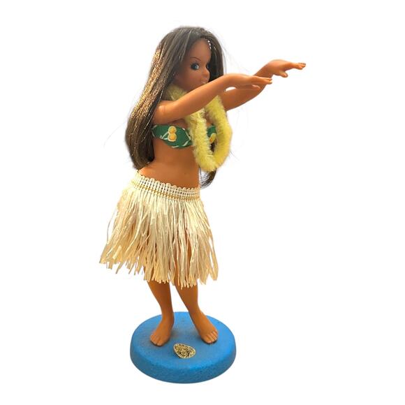 Vintage Aloha Hawaii Hula Girl 11 inch tall Statue Figurine - Picture 4 of 8